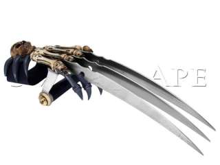   Skull Three Bladed Claw Hand Fantasy Knife Stainless Steel  
