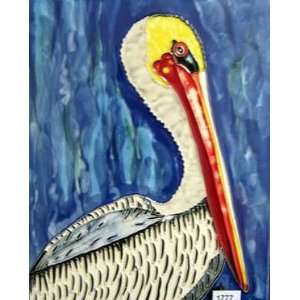  Pelican Bird Decorative Ceramic Wall Art Tile 6x6