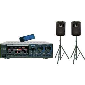  VocoPro ASP 9800 Mixing Karaoke Amp & Speaker Package 
