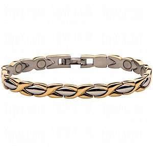 Sabona Lady Executive Dress Duet Magnetic Bracelet Gold/Silver Small(6 