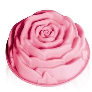  Big Flower shaped Non stick Silicone Rose Cake Mold/mould 