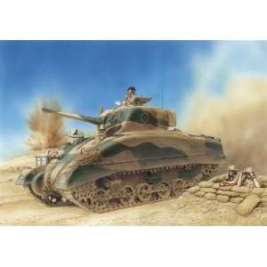  Dragon 1/35 Sherman Tank El Alamein Smart Kit Toys 