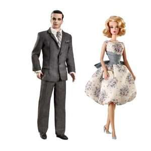   Mad Men Collection Don Draper and Betty Draper Doll Set Electronics
