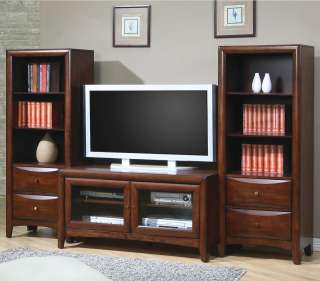 Madison 3 Pcs TV Stand and Media Tower Wall Unit