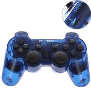  Shock3 Wireless Controller Rechargeable Joypad for Playstation 3 Blue