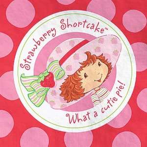 Strawberry Shortcake Beverage Napkins 16ct