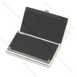 Golden Business Credit Name ID Card Case Holder Box New  