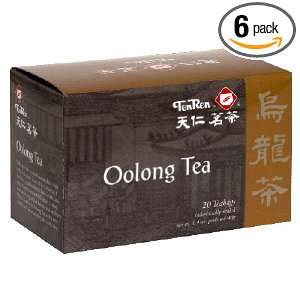 Ten Ren Oolong Tea, 20 Count (Pack of 6)  Grocery 