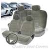 13pc Safari Zebra Car Seat Covers Steering Wheel Mats  