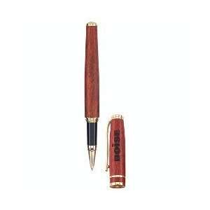   Elegantly shaped Victorian style rosewood roller pen.