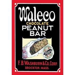  Vintage Art Waleco Chocolate Peanut Bar #1   07199 0
