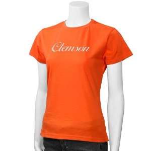    Clemson Tigers Orange Slim Fit Baby Doll T shirt