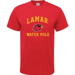   Lamar Cardinals Red Youth Water Polo Arch T Shirt: Sports & Outdoors