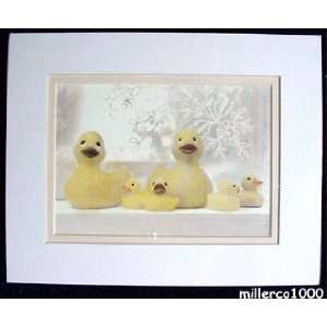  Rubber Ducky Double Matted Print