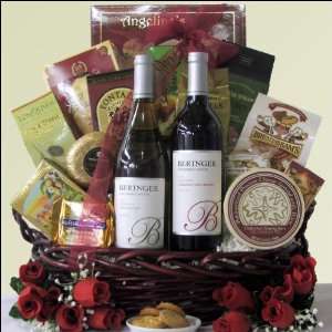   Estates Duet Gourmet Snack & Wine Gift Basket Grocery & Gourmet Food